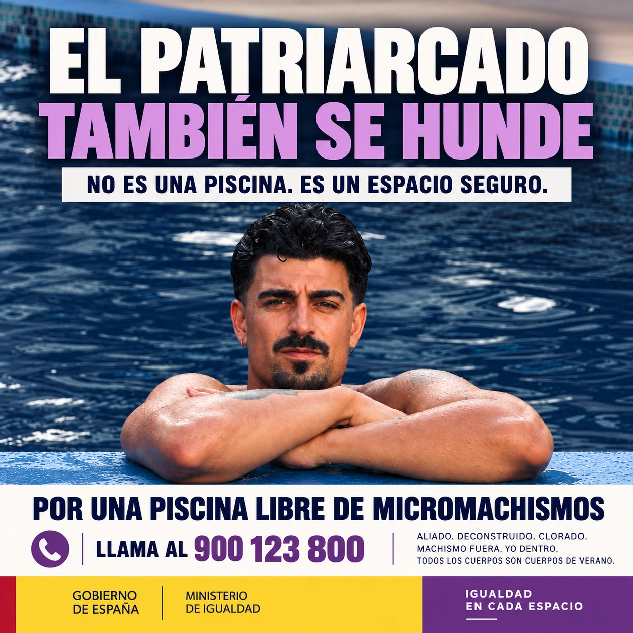 El patriarcado también se hunde — por una piscina libre de micromachismos